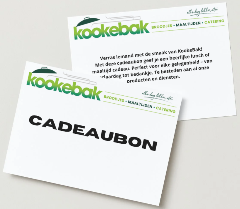 Kookebak cadeaubon